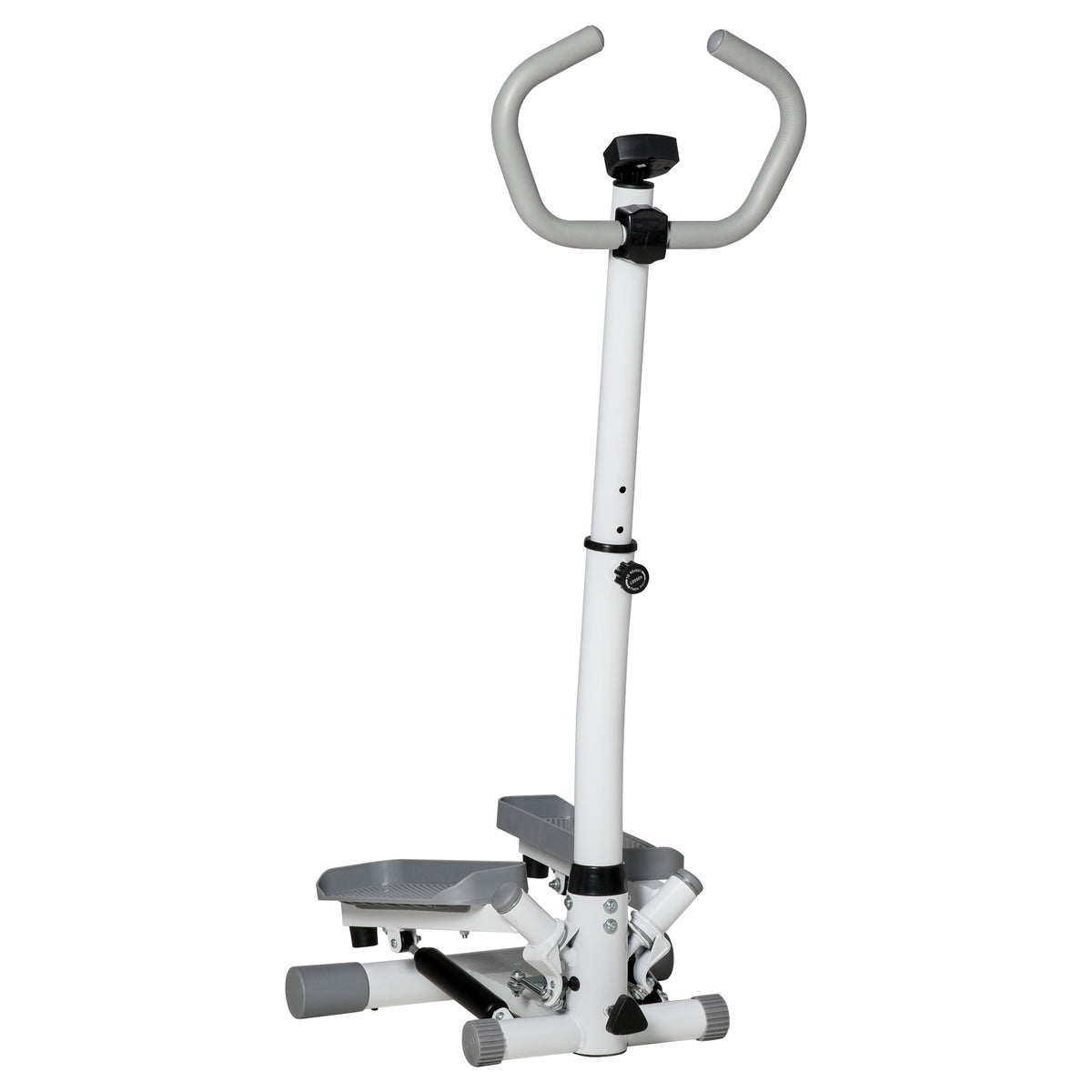 Stepper Heimtrainer f¨¹r Zuhause mit LCD-Bildschirm einstellbare Geschwindigkeit Metall ABS 55 x 53 x 118-128 cm