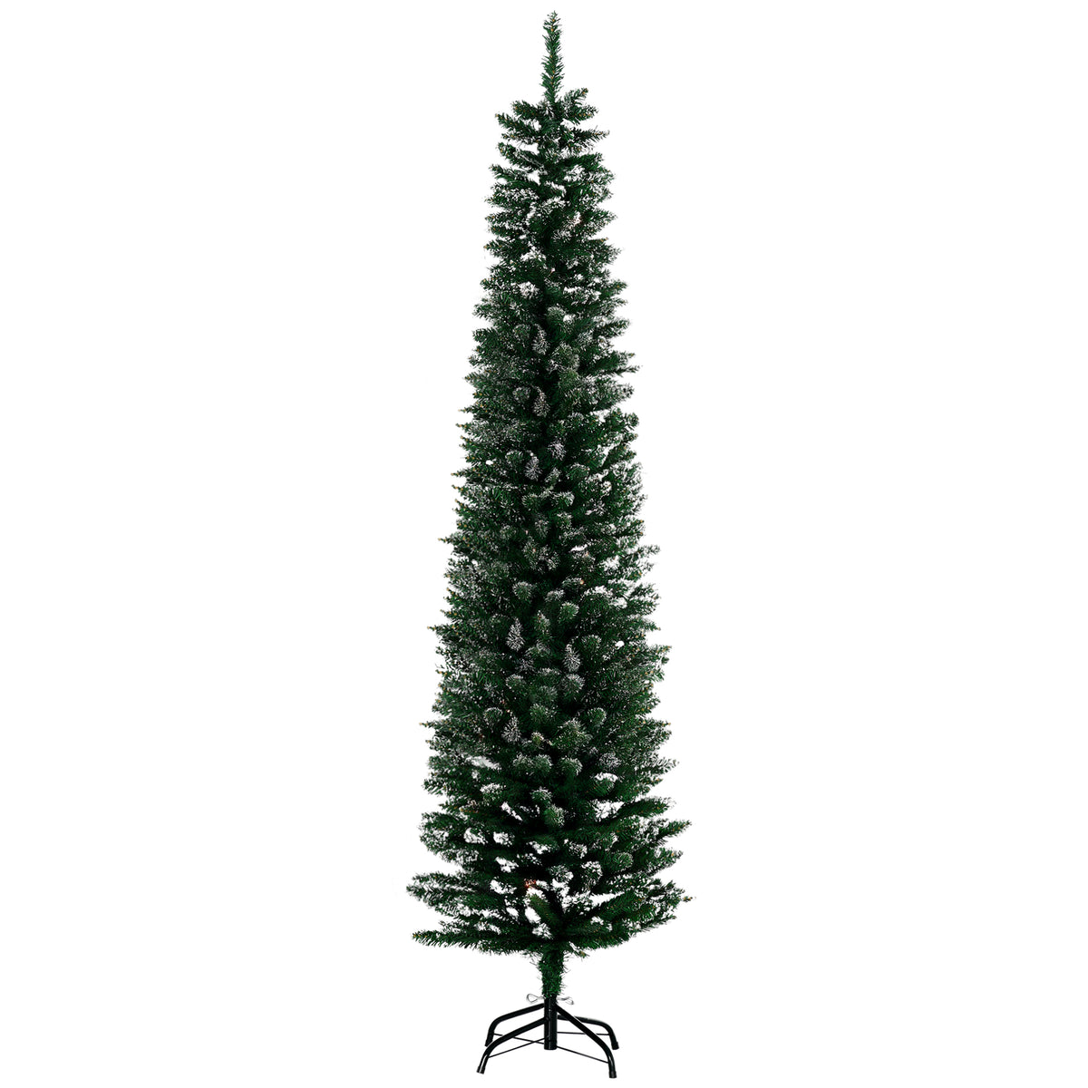 Weihnachtsbaum 190 cm, hoch realistisch, 570 Zweige, feuerfest, stabile Basis, Grün
