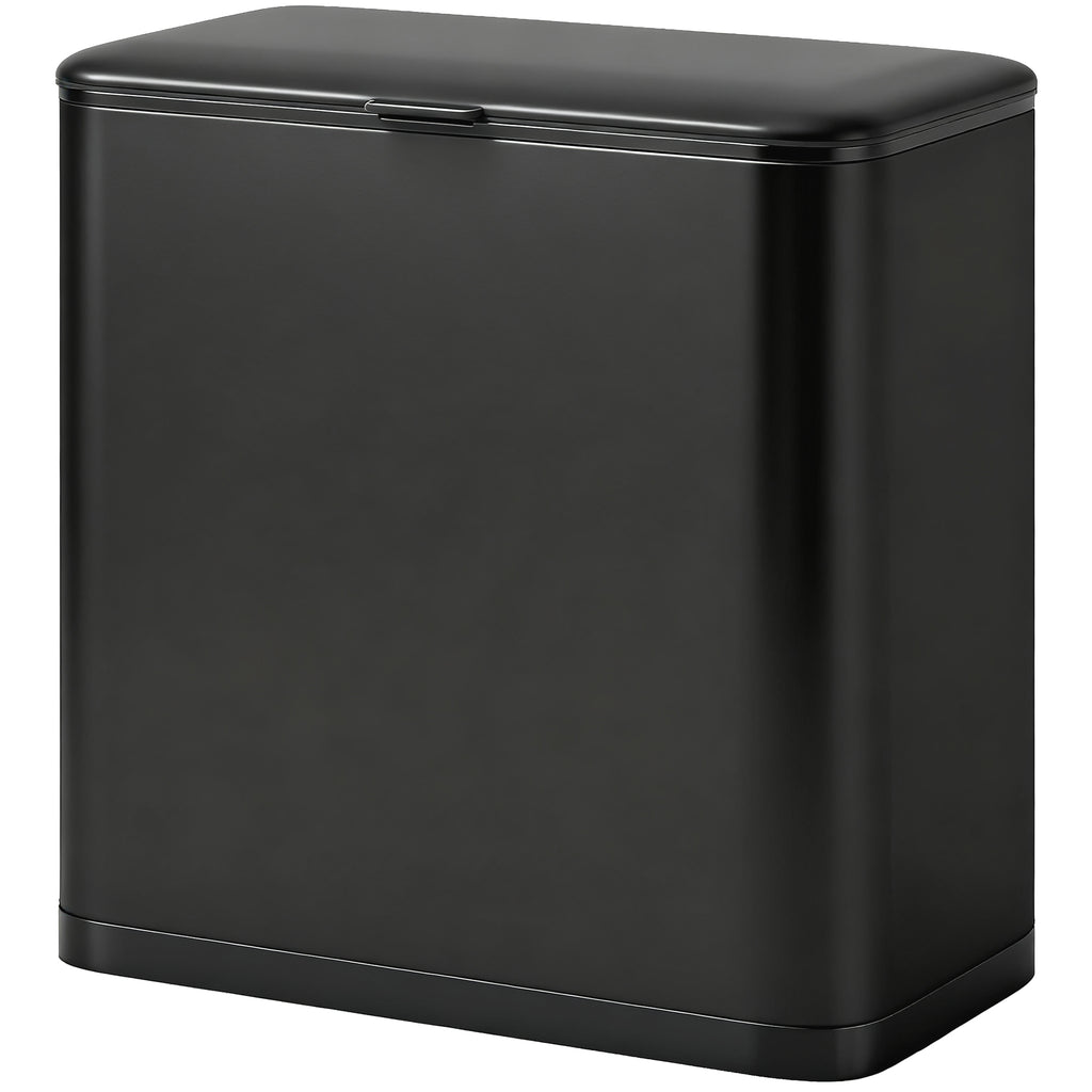 8L Hanging Kitchen Bin, Rubbish bin with Lid and Removable Inner Bucket for Kitchen Cabinet Door, Under Sink, Office