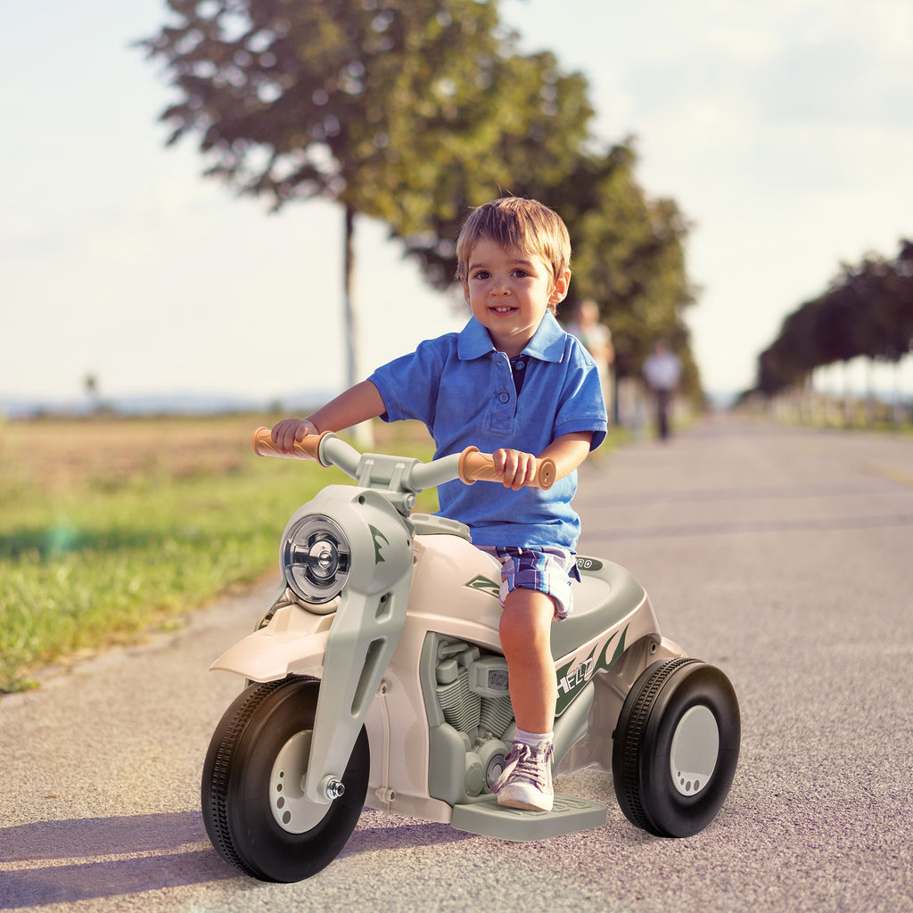 Kinder Elektro-Motorrad, 6V Kindermotorrad mit Musik, Blasen 2,5-3 km/h, f¨¹r 2-5 Jahre Kinder