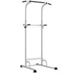 Power Tower höhenverstellbar 176,5-227 cm Dip-Station multifunktional mit Stahlrahmen 120 kg Belastbarkeit