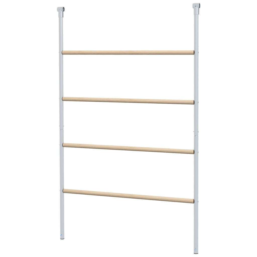 Chicken Perch for Coop, Wooden and Galvanised Steel Roosting Bar Jungle Gym, Chicken Roosting Ladder for Backyard Farm