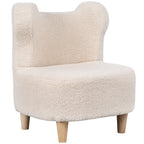 Kindersessel, Pl¨¹schsessel mit B?renohren, Fleece-Bezug, Schaumstoff, Beige