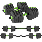 Hantelset verstellbar 30 KG Kurzhantel Set Kurzhanteln Langhanteln Hanteln Set für Krafttraining