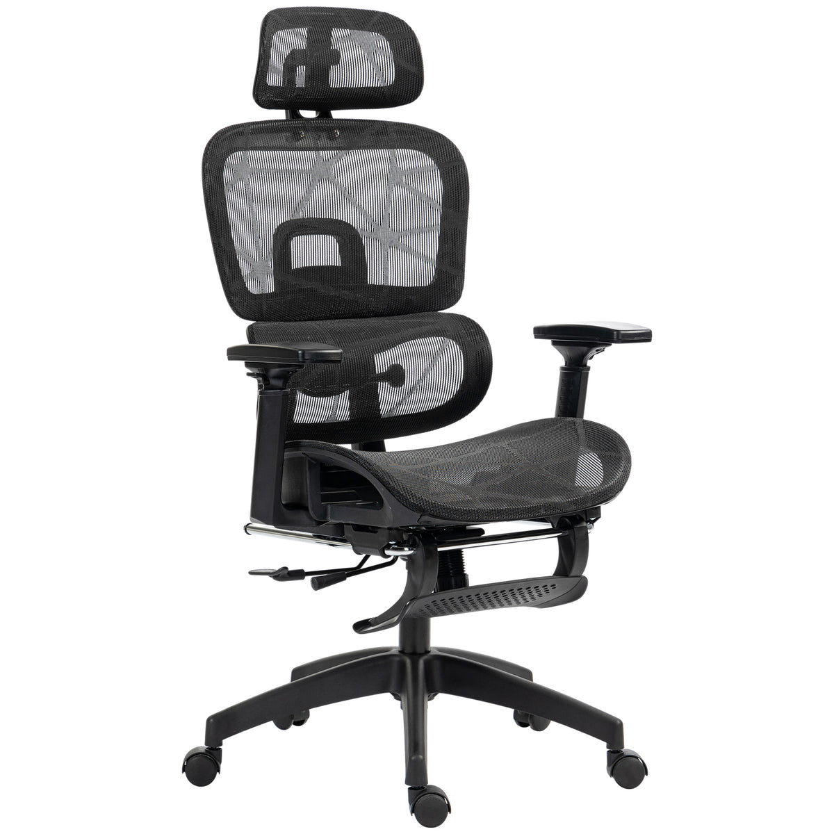 Multi-Adjustable Mesh Office Chair - Black