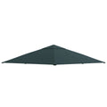 3 x 3 m Gazebo Canopy Replacement Cover, Garden Gazebo Roof Replacement, TOP COVER ONLY, Charcoal Green