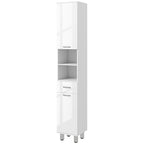 Badezimmerschrank, Badkommode, mit Regalen und Schublade, verstellbar, Wei?