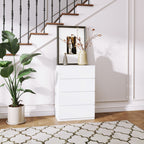 Kommode Sideboard Schubladenkommode, 4 Schubladen, 55 cm x 33 cm x 80 cm, Weiß