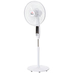 Standventilator, 3 Geschwindigkeiten, 3 Modi, Timer, Fernbedienung, 45 x 42 x 118-138 cm, Wei?