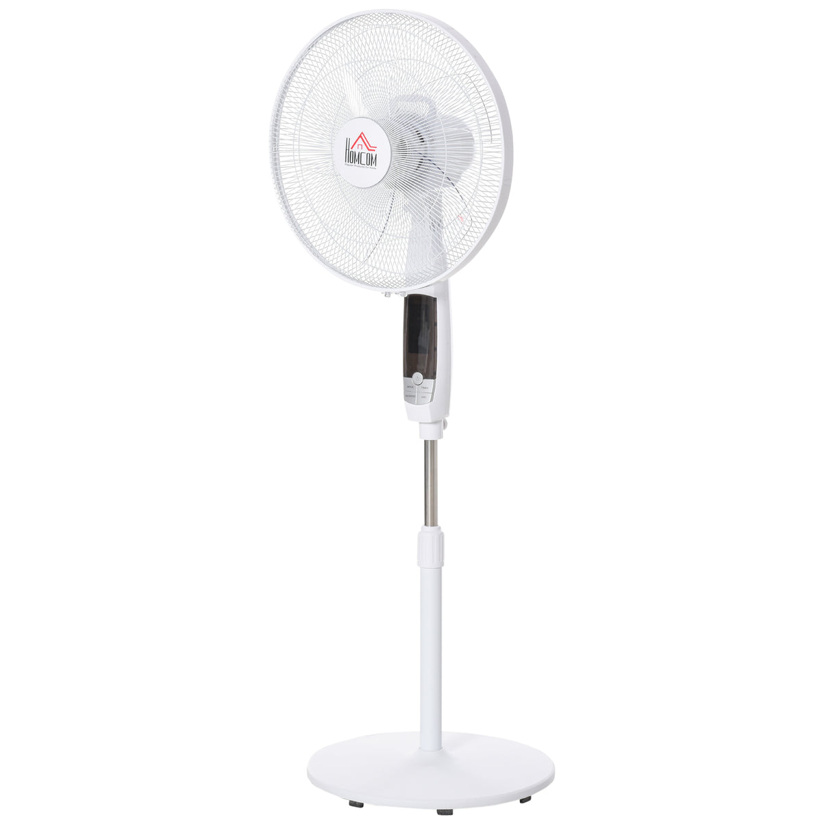 Standventilator, 3 Geschwindigkeiten, 3 Modi, Timer, Fernbedienung, 45 x 42 x 118-138 cm, Wei?