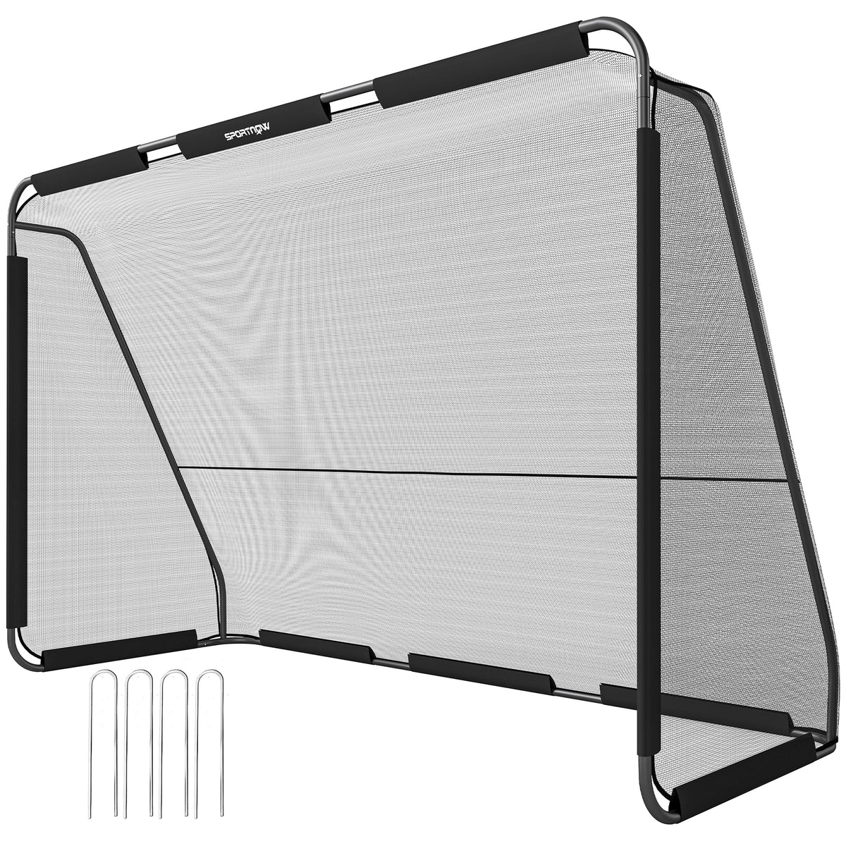 Fußballtor für Garten 300 x 200 cm Reißfestem Tornetz Outdoor Tor