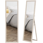 160 x 50 cm Ganzk?rperspiegel, vielseitig verwendbar, rechteckiges Design mit Rahmen, Wei?
