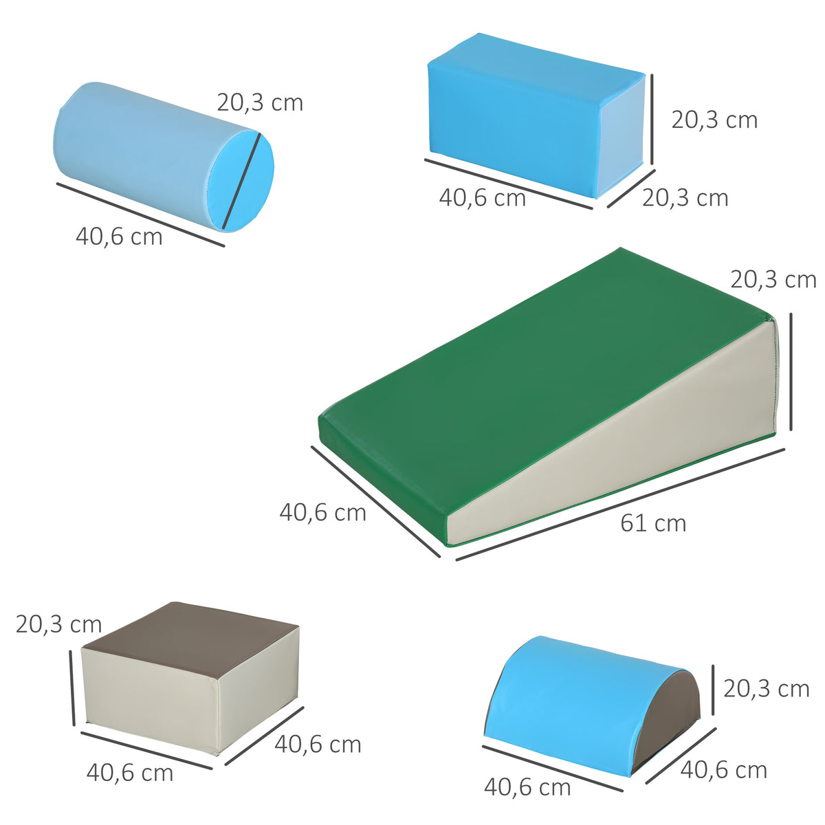  Schaumstoff Bausteine Kinder Softbausteine klettern Bauklötze Weiche Schaumstoffbausteine Riesenbausteine Schaumstoffblöcke Bausteinset Spielbausteine für Baby & Kleinkinder Mehrfarbig