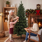 Künstlicher Weihnachtsbaum klappbarer Holzständer Spritzguss Tannenbaum 1438 Spitzen 180 cm Grün