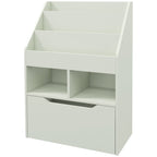 Kinderregal mit Schublade, Bücherregal mit Fächern, 60 x 29,9 x 90 cm, Grün