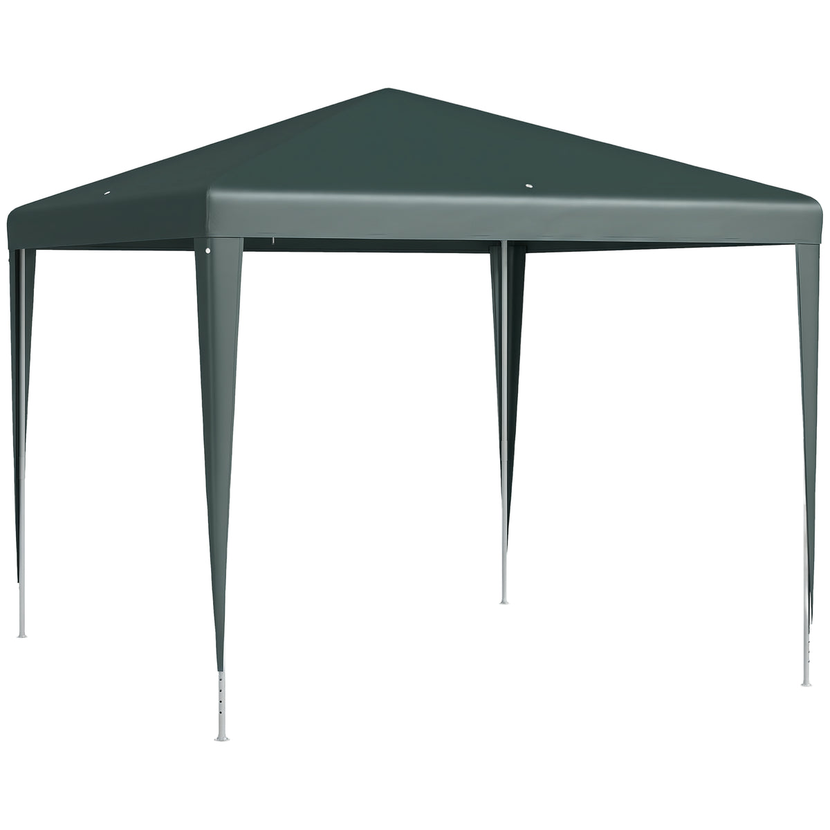 2.7m x 2.7m Garden Gazebo Marquee Party Tent Wedding Canopy Outdoor(Dark Green)
