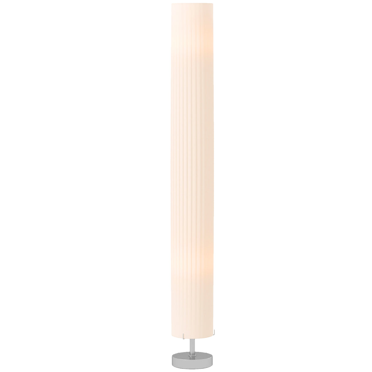Stehlampe Wohnzimmer mit Schirm aus Polyester, 2 x E27 Fassung für Schlafzimmer 14 x 14 x 120 cm