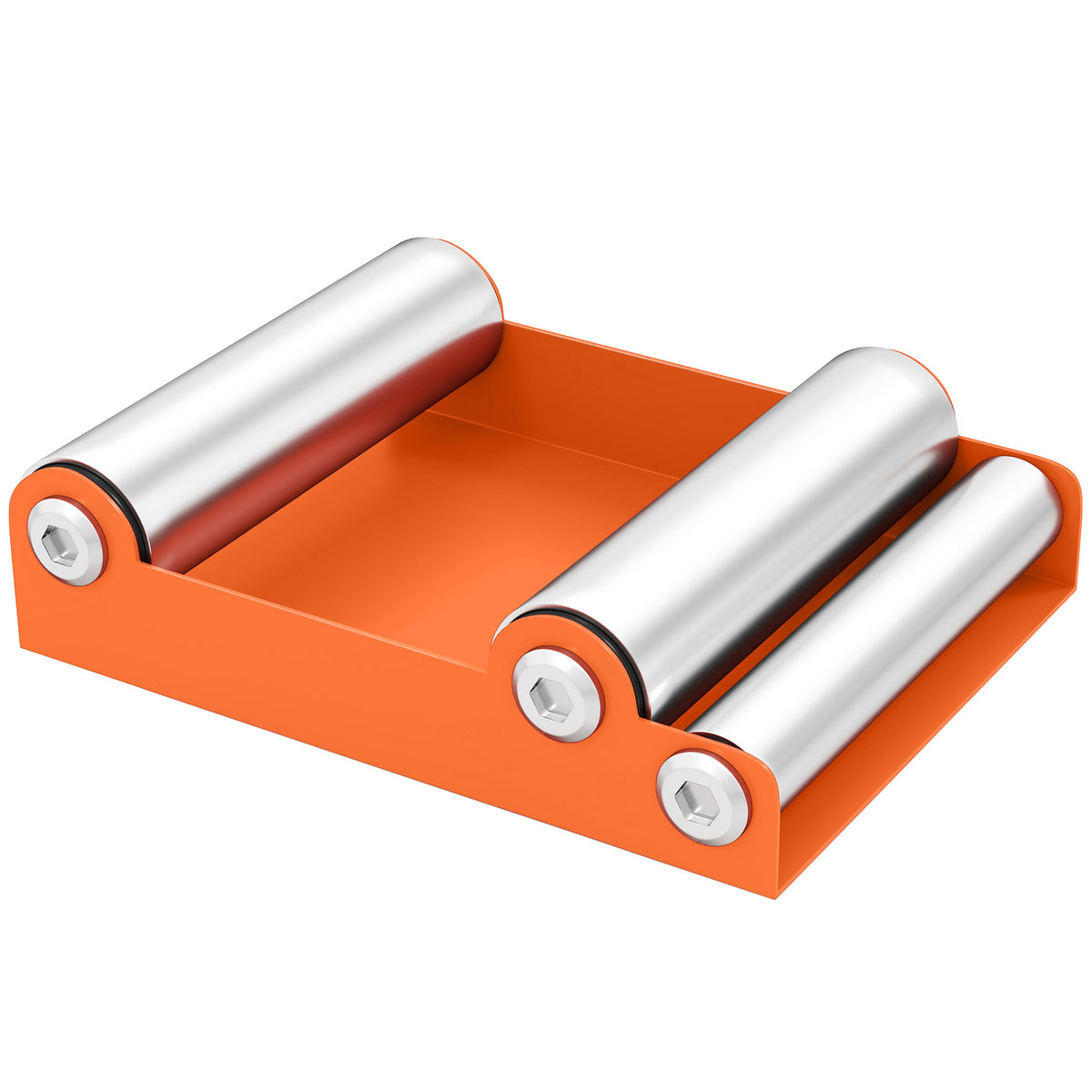 Motorcycle Wheel Cleaning Roller Stand with Steel Frame, Aluminium Rollers, Motorcycle Maintenance Stand for Tyre Cleaning and Chain Lubrication, Fit Tyre Width < 180mm, Bikes < 485lb, Orange