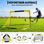 Pop-Up Fußballtor für Jugendliche & Erwachsene Klappbar Tragbar