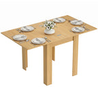 Esstisch Ausziehbar 70/140 x 80 cm Moderner Esszimmertisch für 4–6 Personen Platzsparend für Küche Esszimmer