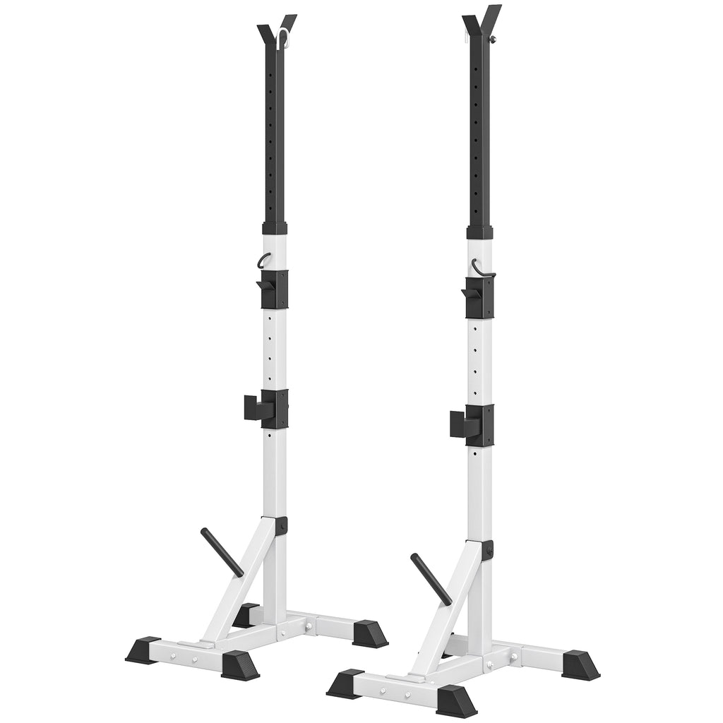 2er Set Hantelständer 3 Ebenen Höhenverstellbar Hantelablage aus Stahl bis 200 kg belastbar Silber+Schwarz