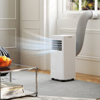 3-in-1 Klimaanlage, Ventilator mit LED-Anzeige, waschbarer Filter, Timer, Weiß