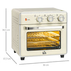5-in1 Mini Ofen, 20 L Fassungsverm?gen, 1400W, 1 Backrost, 1 Backblech, 60 Min. Timer