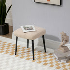 Hocker, Sitzhocker, Teddy, Fußhocker, Beige