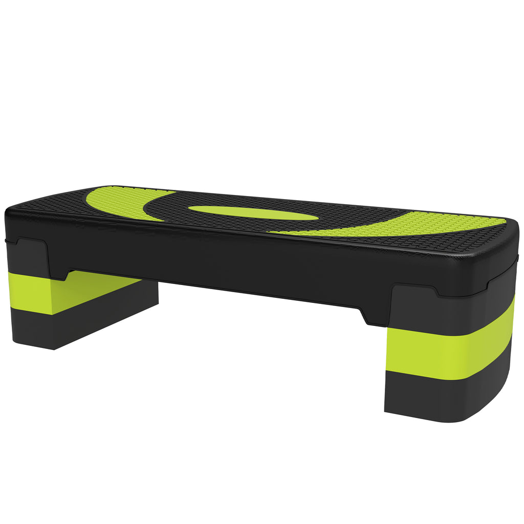 Aerobic-Stepper, h?henverstellbar, f¨¹r Indoor und Outdoor, Belastbarkeit bis 150 kg, 80 x 31 x 10-20 cm, Gr¨¹n