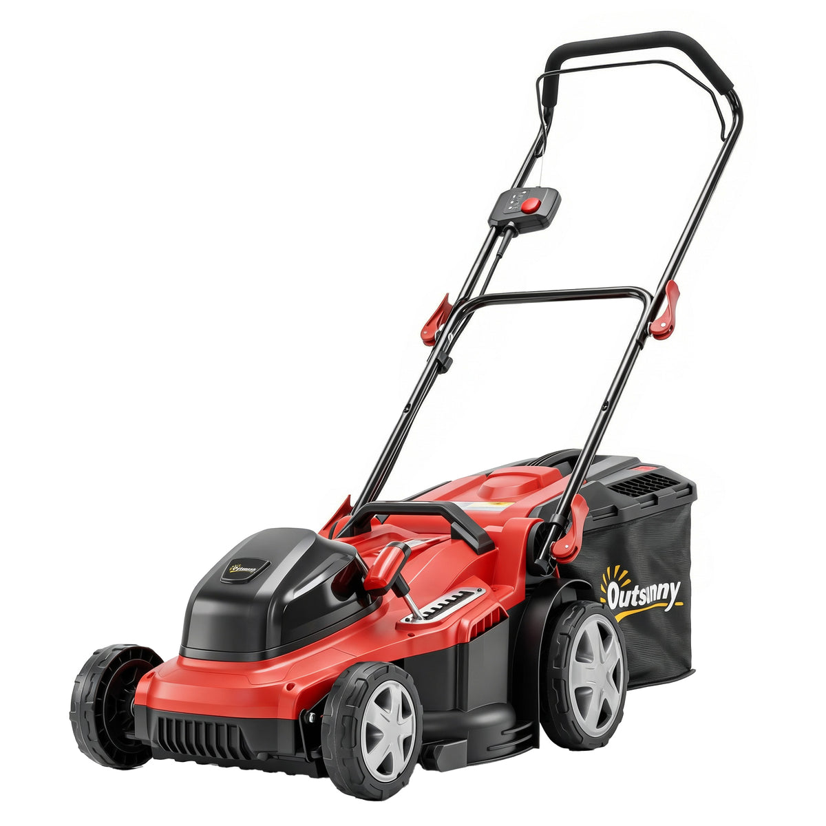 Elektro Rasenmäher 800 W 40 cm Schnittbreite mit 45L Fangkorb