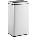 Sensor Mülleimer 50L Edelstahl Automatischer Mülleimer mit Soft-Close-Deckel Bewegungssensor 35,5 x 26 x 67 cm Silber
