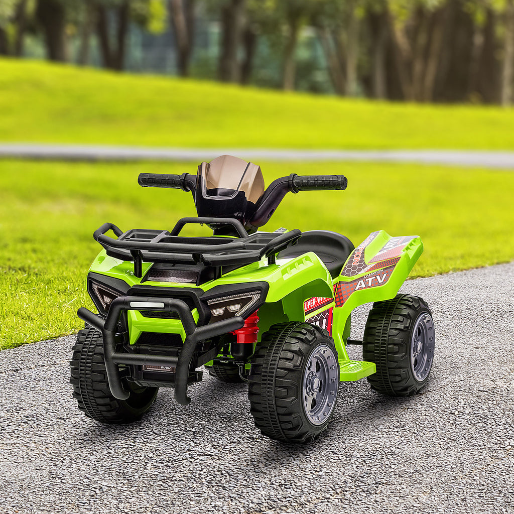Kinder Quad Elektro 6V Kinderquad mit Vorwärtsfunktion, Musik, Elektro-Quad für Kinder 1,5-3 Jahre Grün