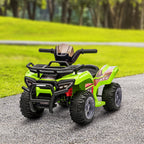 Kinder Quad Elektro 6V Kinderquad mit Vorwärtsfunktion, Musik, Elektro-Quad für Kinder 1,5-3 Jahre Grün