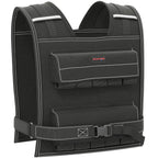 20KG Adjustable Weighted Vest, Running Weight Vest, with 30 Metal Weights, Reflective Strips, for Running, Exercise