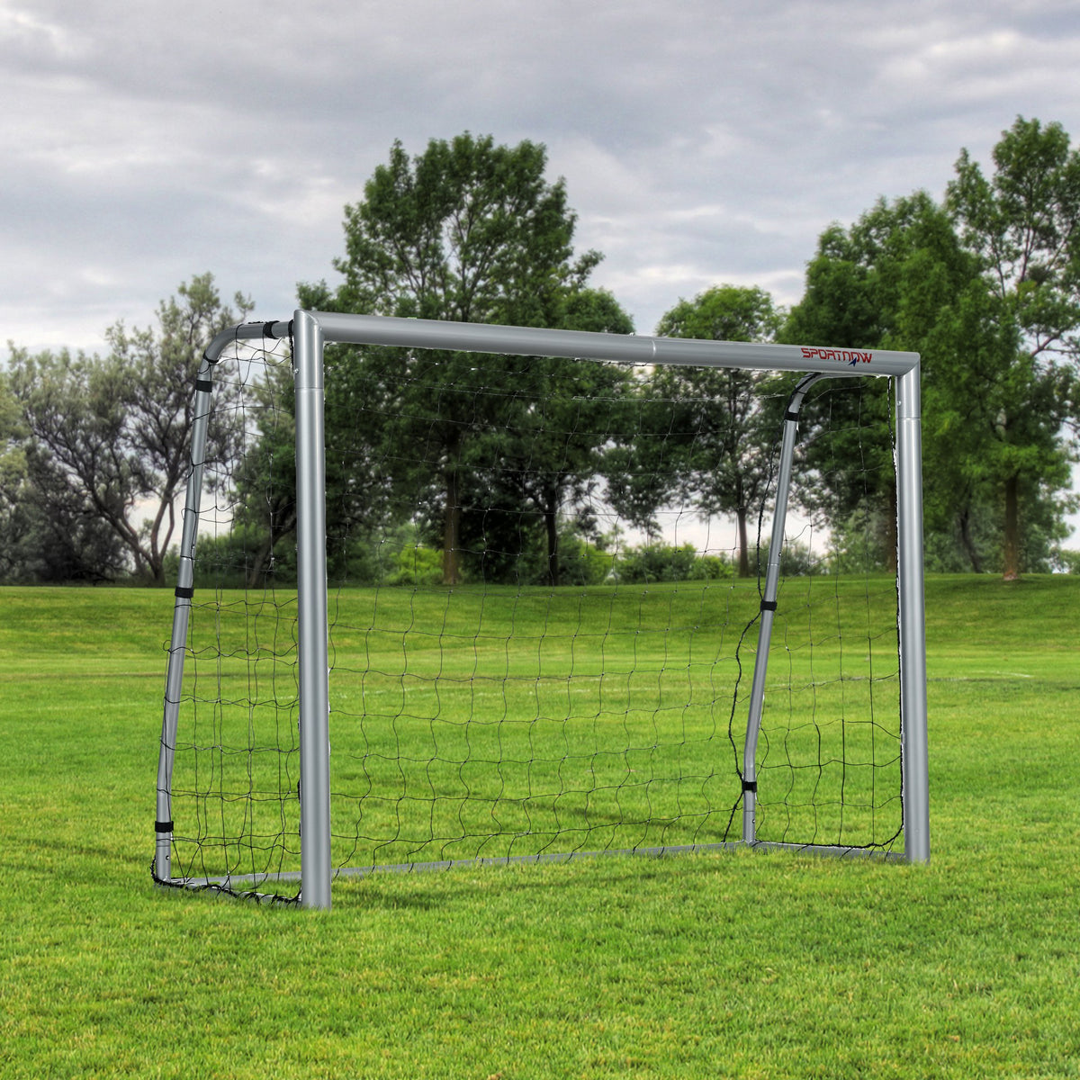 8ft x 5ft Football Goal, Football Net for Garden with Ground Stakes, Quick and Simple Set Up