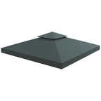 Gazebo Roof Replacement, for 3 x 3(m) Frames - Grey