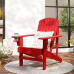 Andirondack Gartenstuhl Gartensessel Outdoor-Sessel, 72 cm x 97 cm x 92 cm, Rot