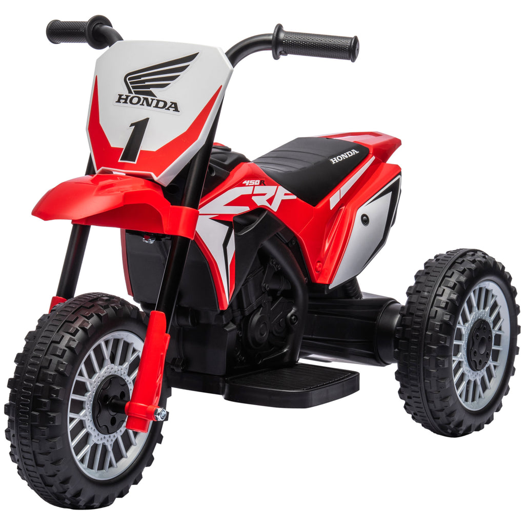 Elektro Kindermotorrad Honda, 3 km/h, Soundeffekte, f¨¹r 18-36 Monate, Rot