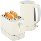 Set aus 1,7 L Wasserkocher und Toaster mit 6 Br?unungsstufen, Beige