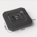 2PCS Umbrella Weights for Cantilever Parasols, Parasol Base Weights, 80 kg for Water or 105 kg Water and Sand Mix, Black