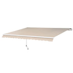 Markise Alu-Markise Gelenkarmmarkise Markise 3m breit Balkon Markise Sonnenschutz Balkon Beige 