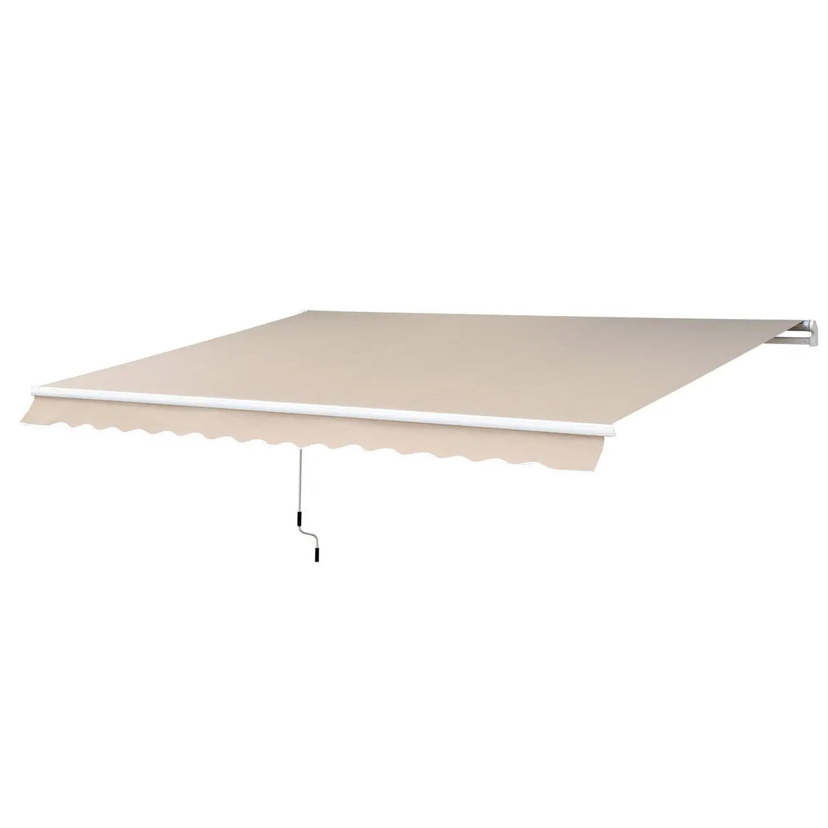 Markise Alu-Markise Gelenkarmmarkise Markise 3m breit Balkon Markise Sonnenschutz Balkon Beige 