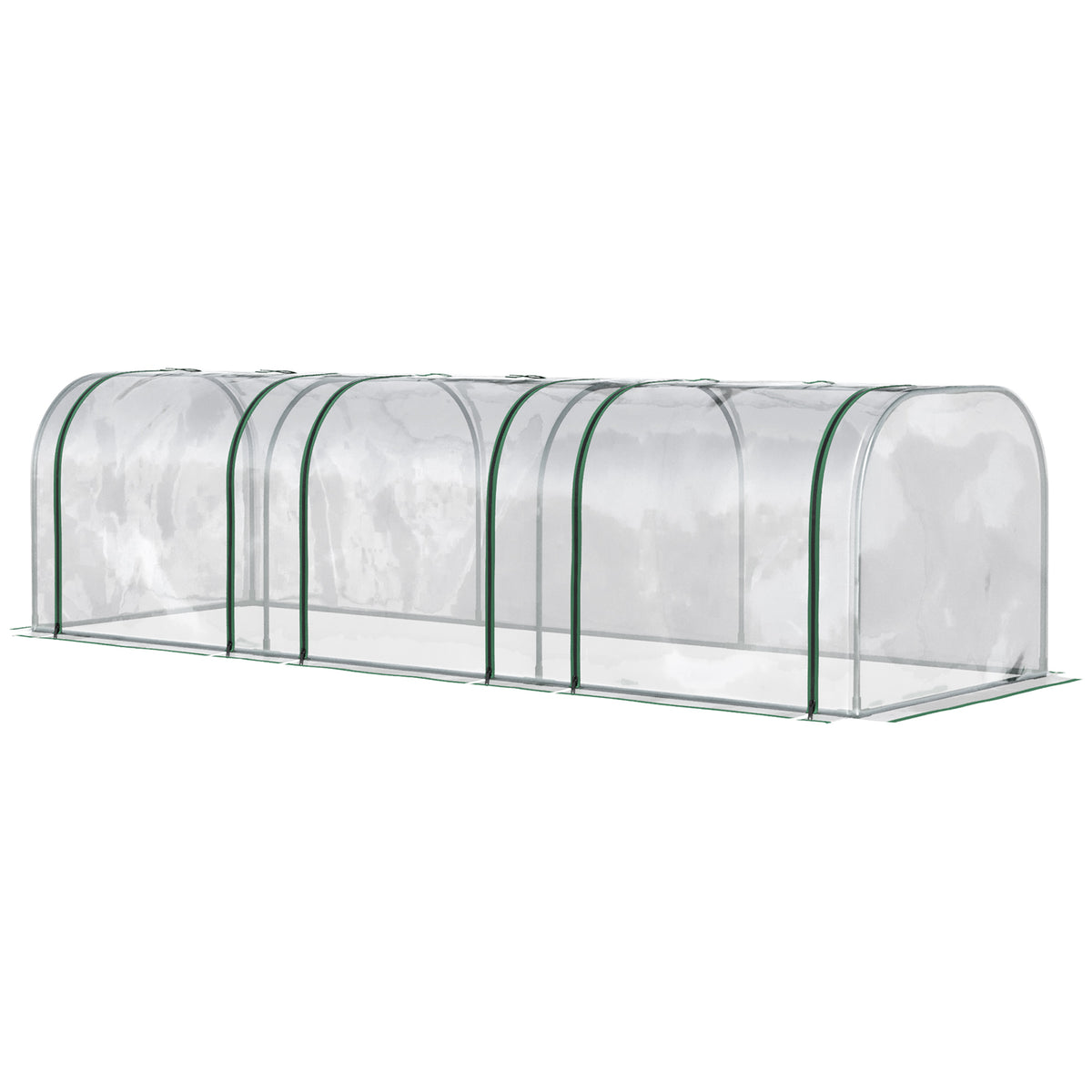 295 x 100 cm Low Tunnel Greenhouse - Clear