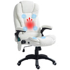 B¨¹rosessel Massagefunktion Massageb¨¹rostuhl, Massagefunktion, h?henverstellbar, 67 x 74 x 107-116 cm, Wei?
