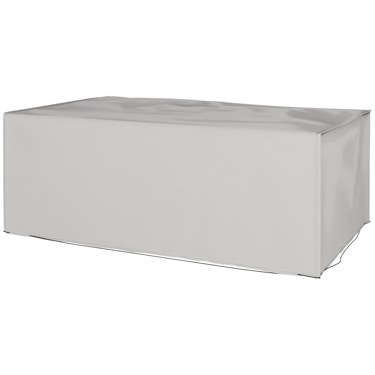 Schutzhülle für Gartenmöbel Winterfest Wasserdicht Abdeckung Anti-UV Abdeckplane 600D Oxford 210 x 140 x 80 cm Grau