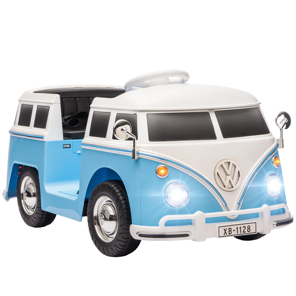 Kinder Elektroauto, 12V Kinderfahrzeug mit MP3, Doppelmotor, Elektrofahrzeug mit Hupe, Sanftanlauf, 89x49x41,5 cm, Blau