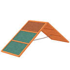 Dog Agility Equipment, Dog Playground Equipment with Non-slip Surface, A-frame, Agility Ramp for All Breeds, Orange