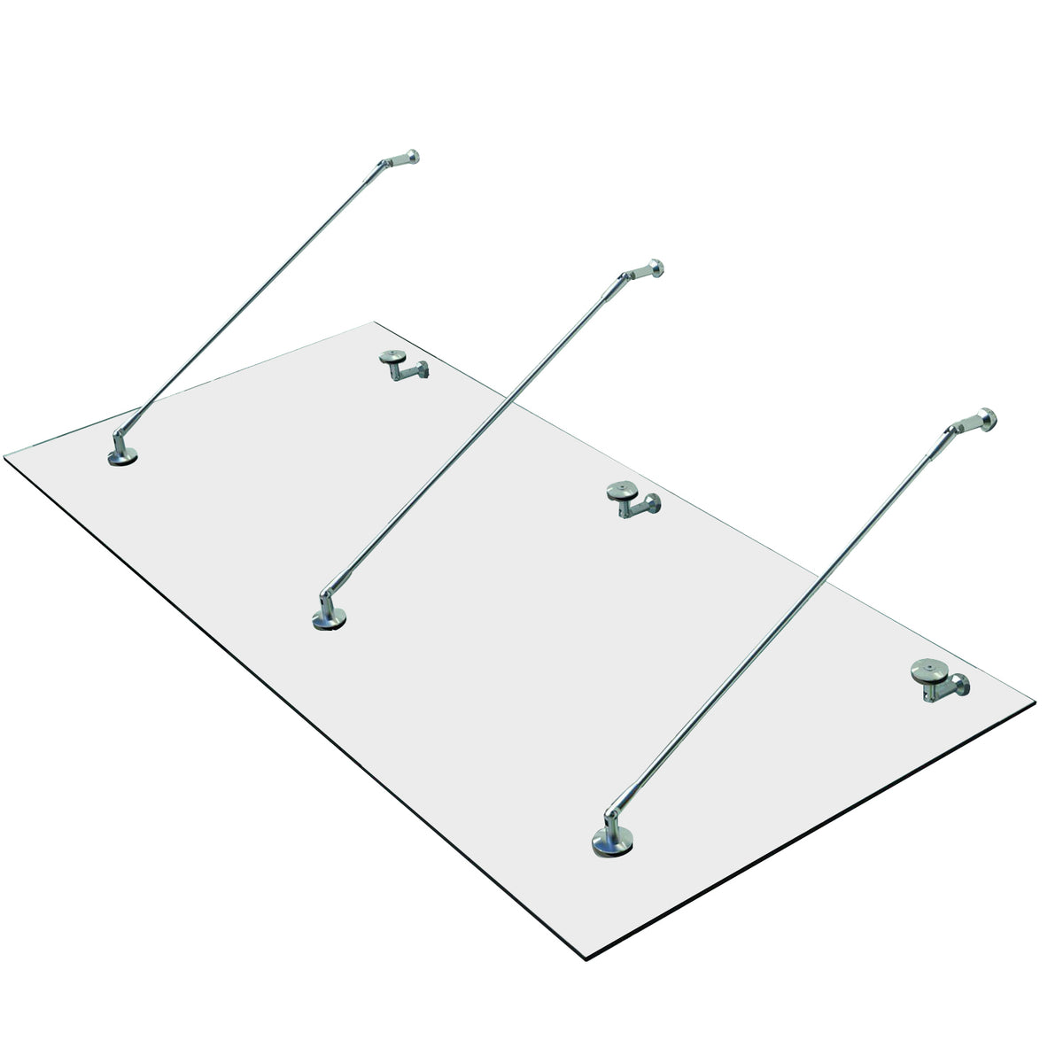 Vordach Glasvordach T¨¹rvordach geh?rtetes Glas(ESG) Edelstahl Klarglas 200x90cm