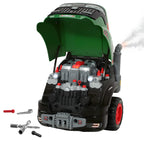 Kids Truck Engine Toy, Toy Steering Wheel with Spray, Lights and Sounds, Educational Gifts for 3-6 Years, Green