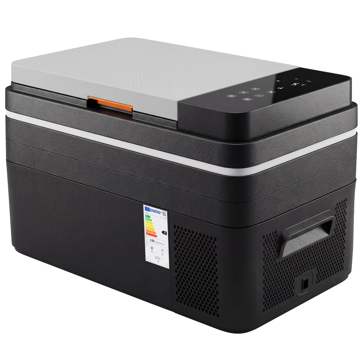 Kompressor Kühlbox 30L -20℃-20℃ Elektrische Kühlbox mit APP-Steuerung LED-Leuchten USB Anschluss Batterieschutz